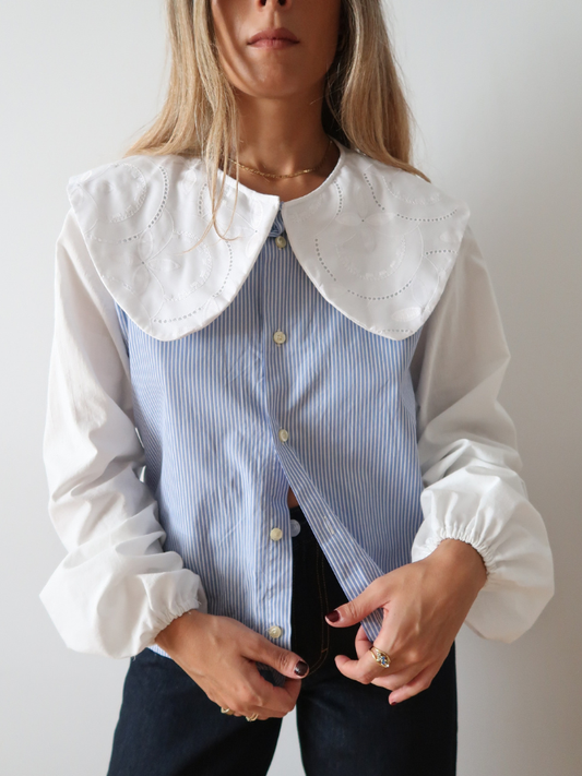 Blusa upcycling Éloïse