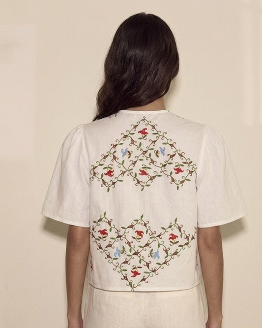 Muna upcycled blouse