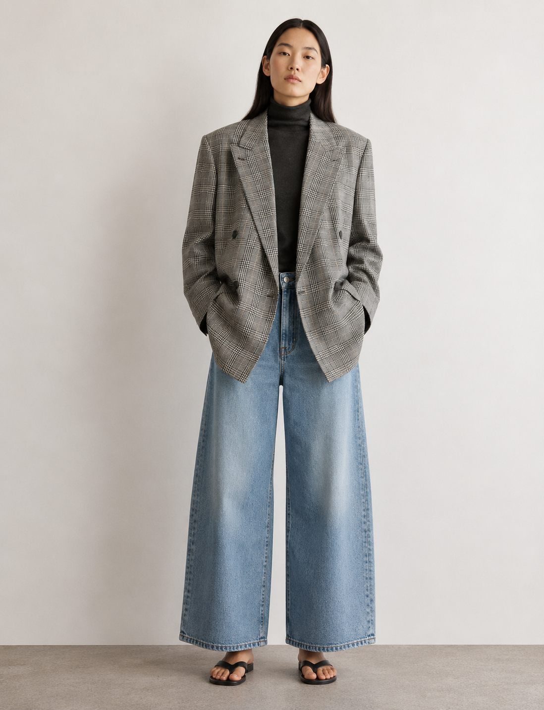 Blazer vintage príncipe de Gales