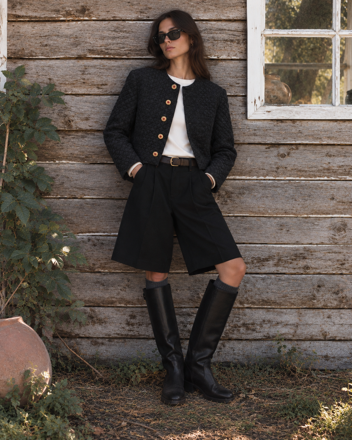 Chaqueta acolchada vintage