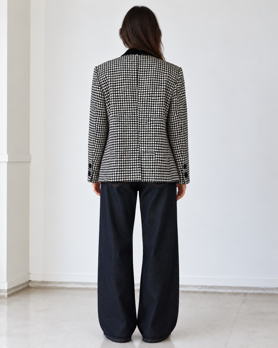 Blazer Vintage Oversize Pata de Gallo