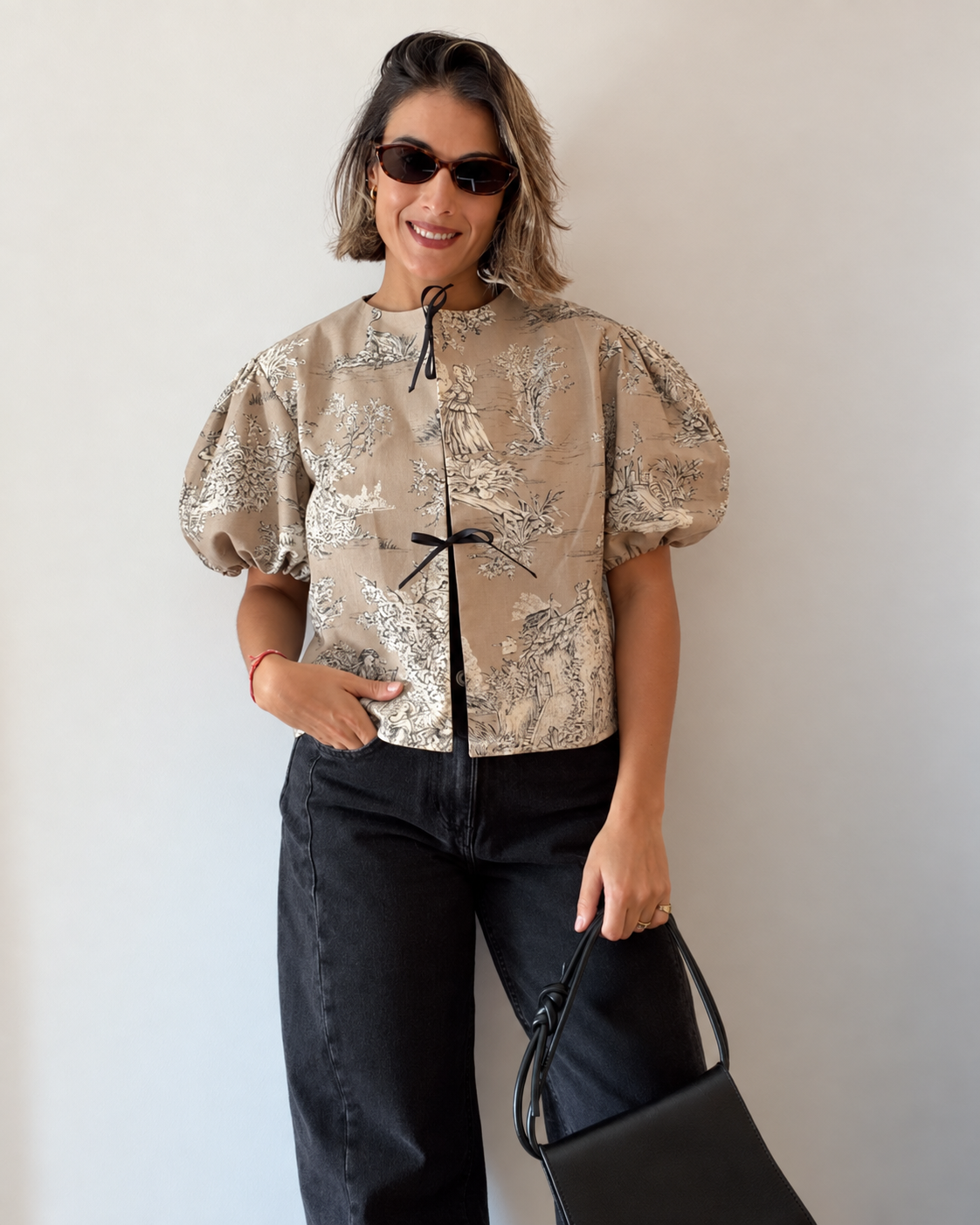 Blusa Shanti toilde de jouy